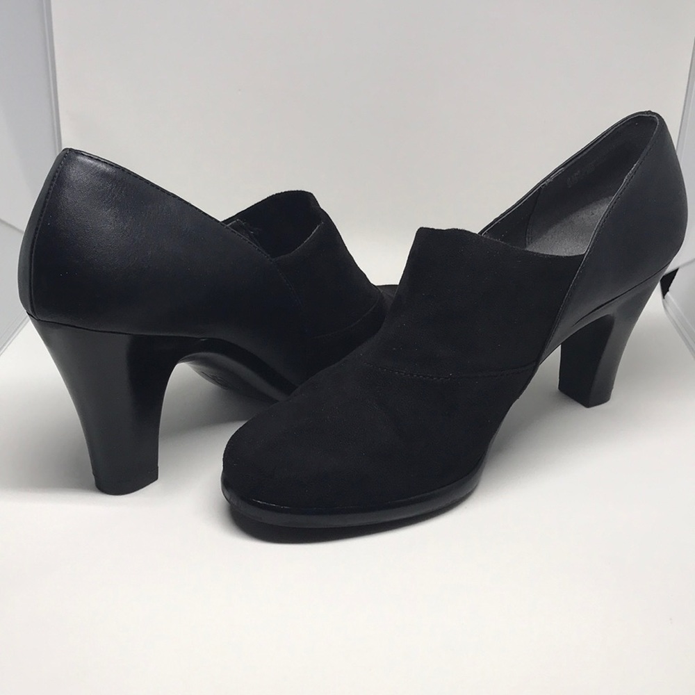 Aerosoles Black Suede Pumps Booties Boots 8.5 M